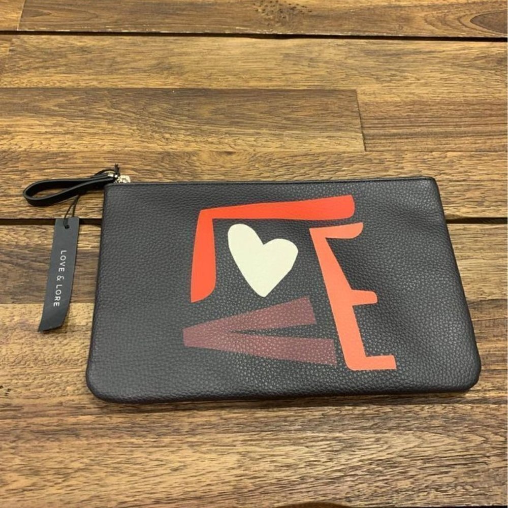 INDIGO “love & lore” accessories pouch. New with tags